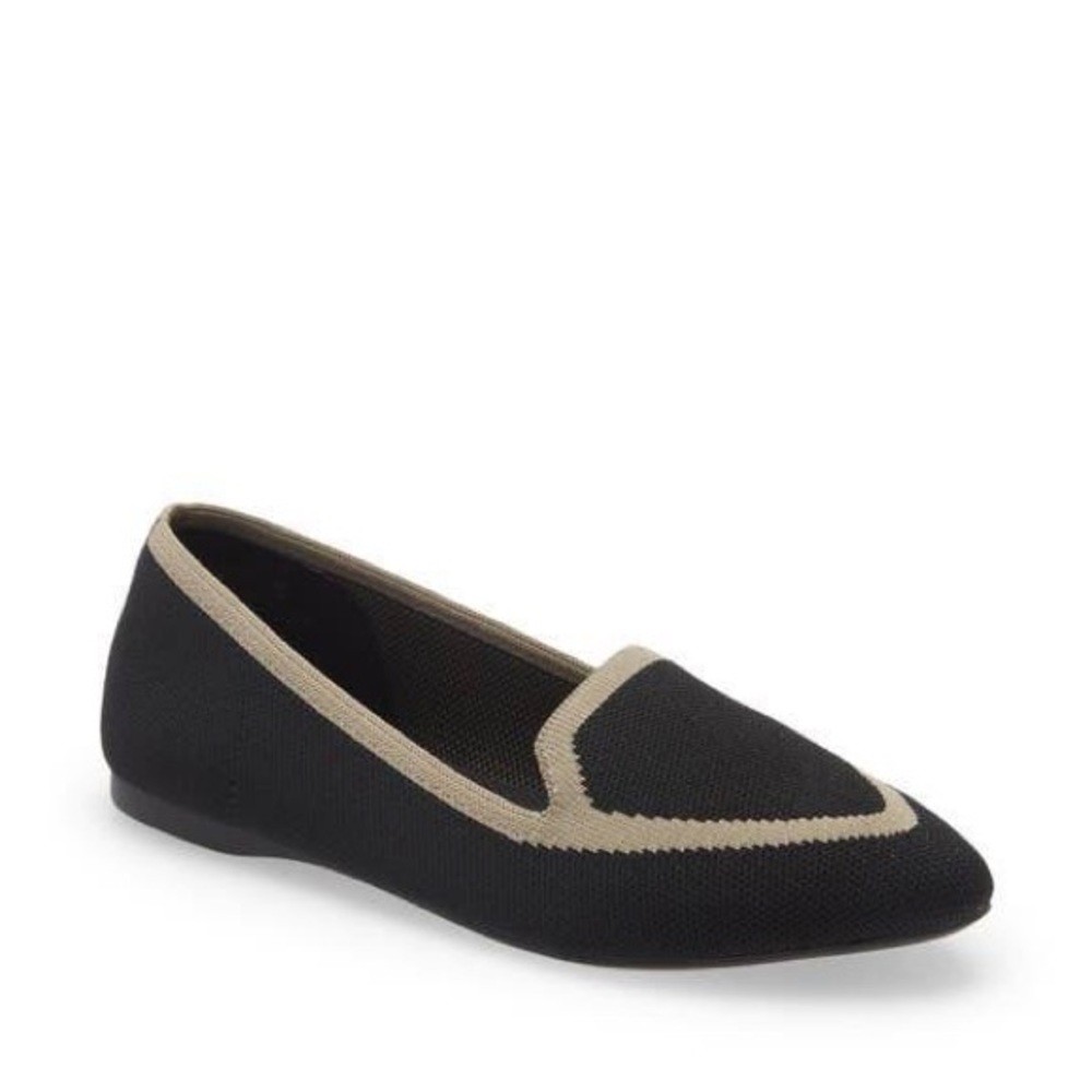 Birdies Blackbird Knit Black Loafer Flat - 9